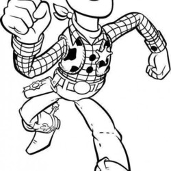 Desenho de Toy Story para colorir e imprimir: número 4