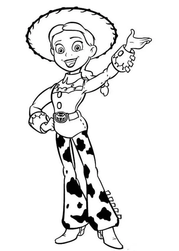 Desenho de Toy Story para colorir e imprimir: número 9