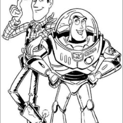 Desenho de Toy Story para colorir e imprimir: número 12
