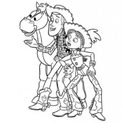 Desenho de Toy Story para colorir e imprimir: número 14