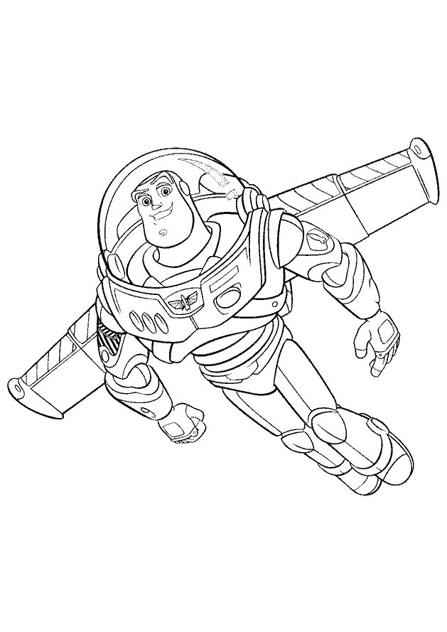 Desenho de Toy Story para colorir e imprimir: número 16
