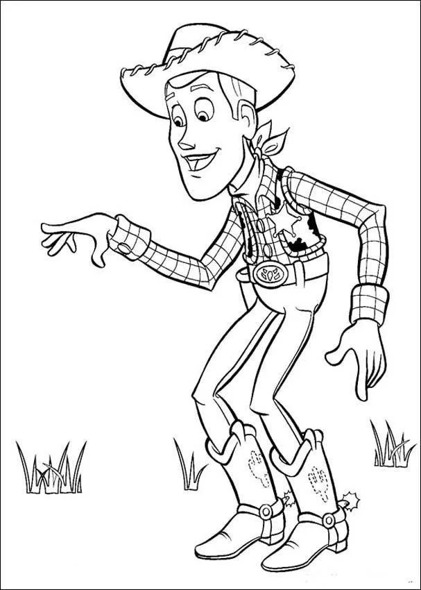 Desenho de Toy Story para colorir e imprimir: número 19