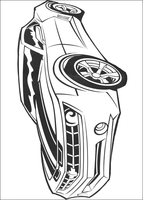 Desenho de Transformers para colorir e imprimir: número 4