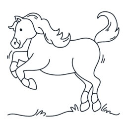 Desenho de Trator para colorir e imprimir: número 1