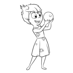 Desenho de Trolls para colorir e imprimir: número 2