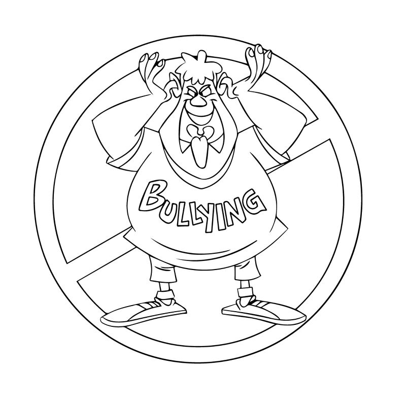 Desenho de Trolls para colorir e imprimir: número 3
