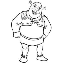 Desenho de Trolls para colorir e imprimir: número 5