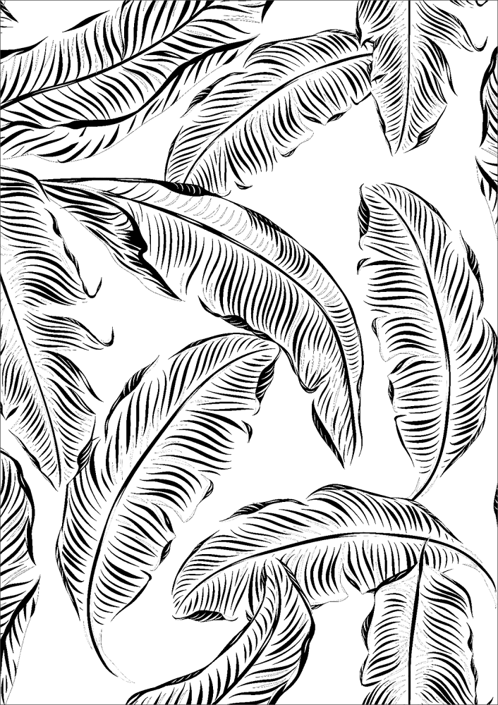 Desenho de Tropical para colorir e imprimir: número 15