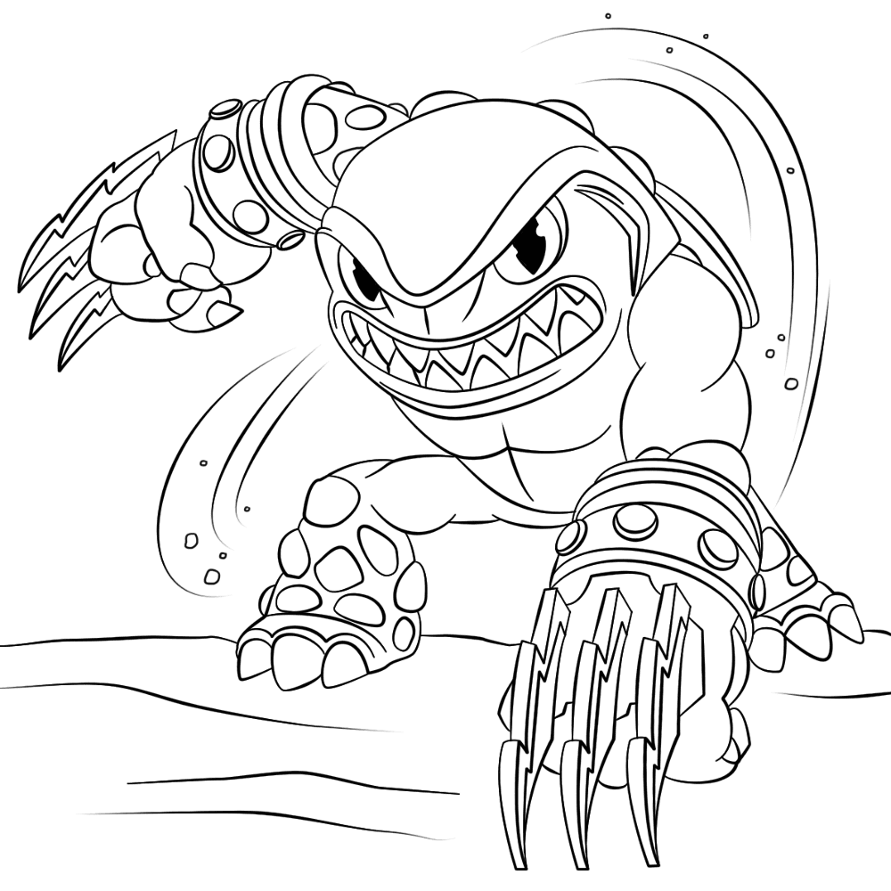 Desenho de Tubarões para colorir