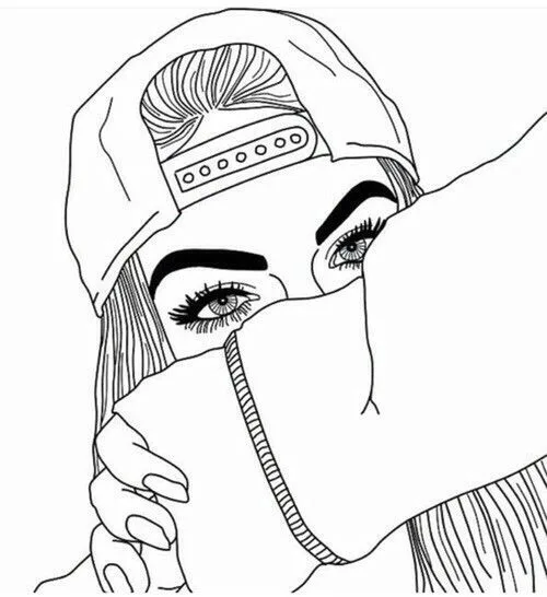Desenho de Tumblr para colorir e imprimir: número 6