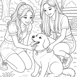 Desenho de Twice para colorir e imprimir: número 3