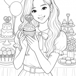 Desenho de Twice para colorir e imprimir: número 11