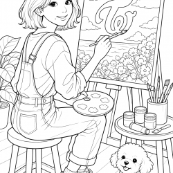 Desenho de Twice para colorir e imprimir: número 12