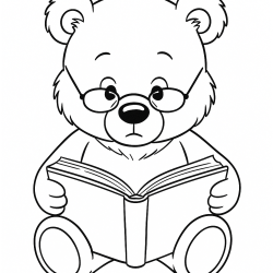 Desenho de Ursinhos para colorir e imprimir: número 11