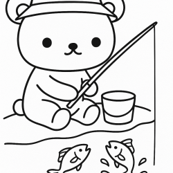 Desenho de Ursinhos para colorir e imprimir: número 16