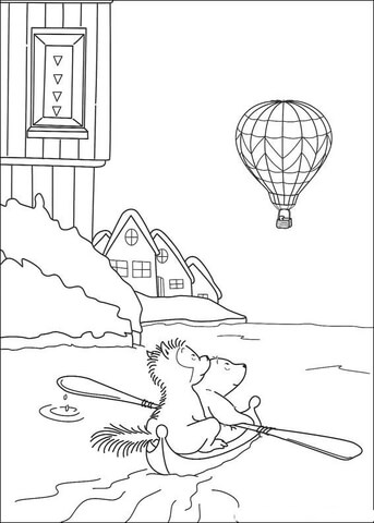 Desenho de Urso Polar para colorir e imprimir: número 40