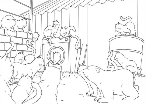 Desenho de Urso Polar para colorir e imprimir: número 41