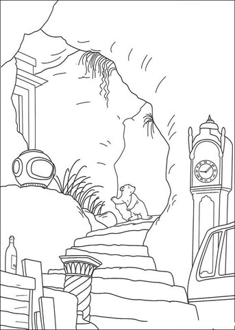 Desenho de Urso Polar para colorir