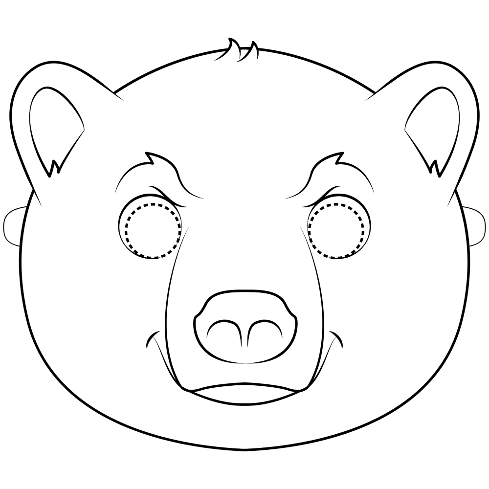 Desenho de Urso Polar para colorir
