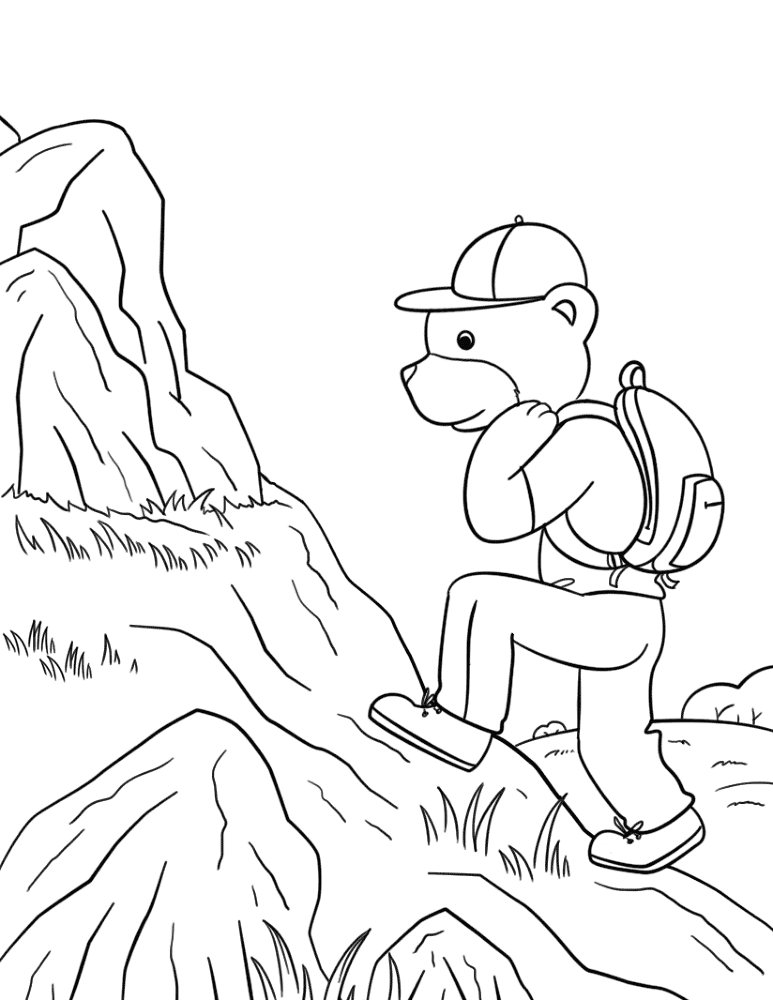 Desenho de Ursos para colorir