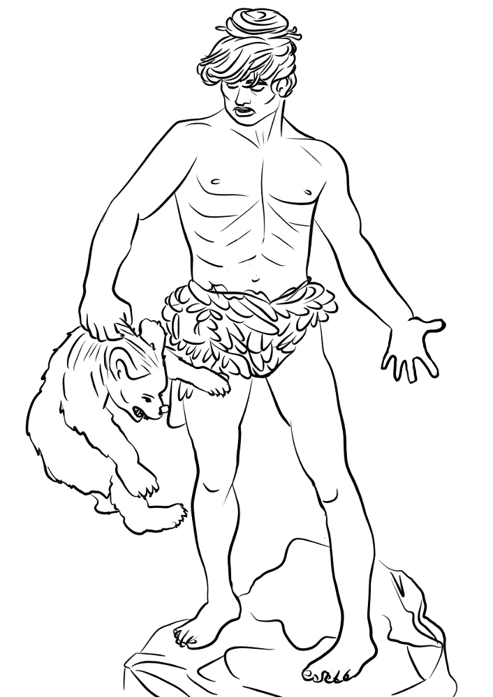 Desenho de Ursos para colorir