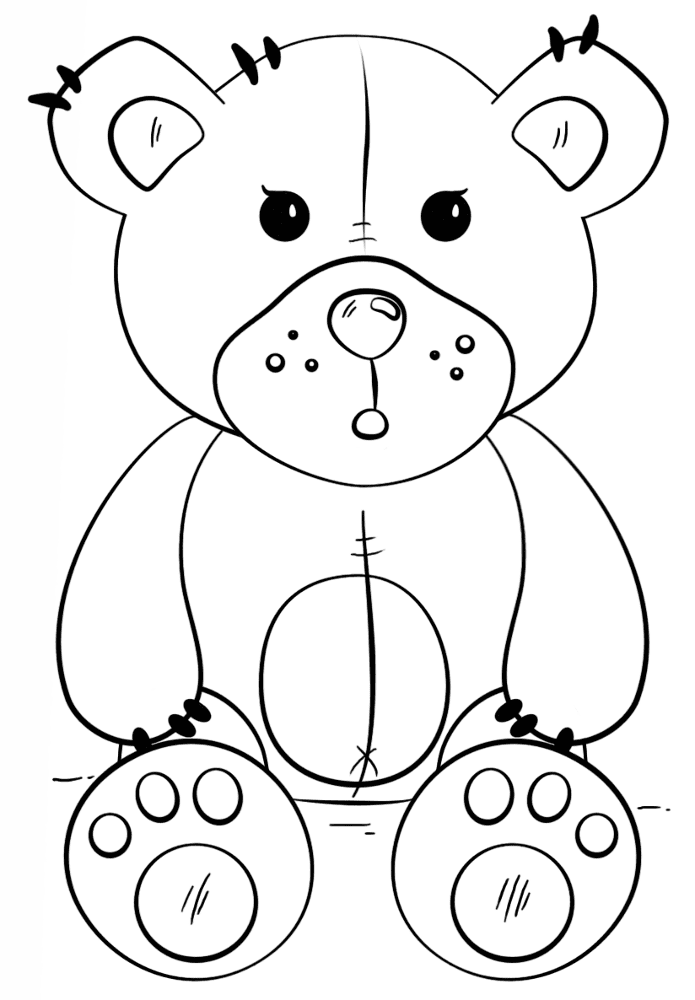 Desenho de Ursos para colorir
