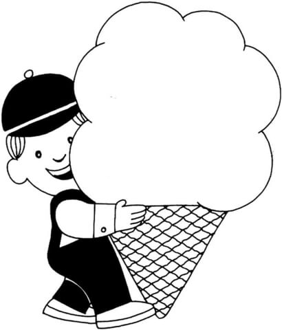 Desenho de Verão para colorir e imprimir: número 6