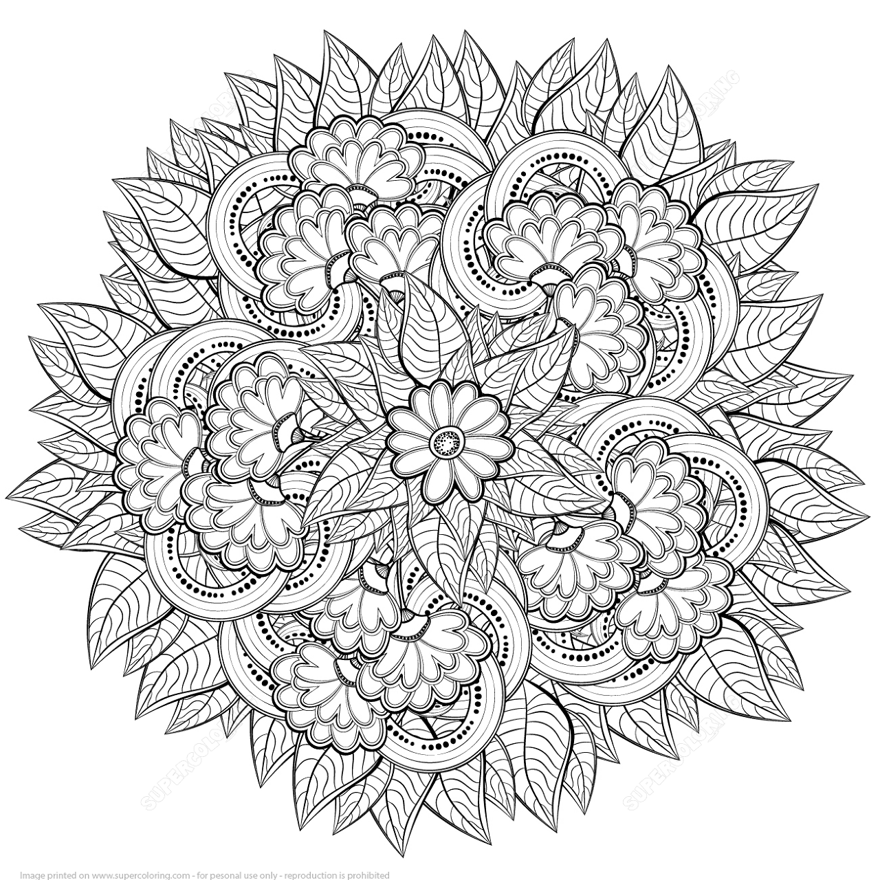Desenho de Verão para colorir e imprimir: número 7