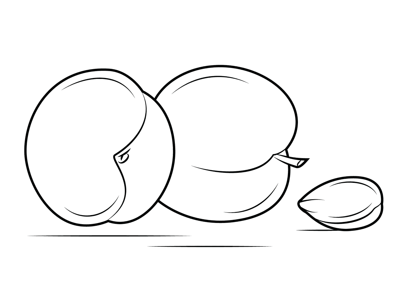 Desenho de Verão para colorir e imprimir: número 9