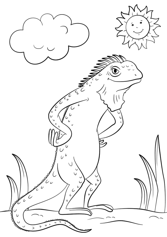 Desenho de Verão para colorir e imprimir: número 15