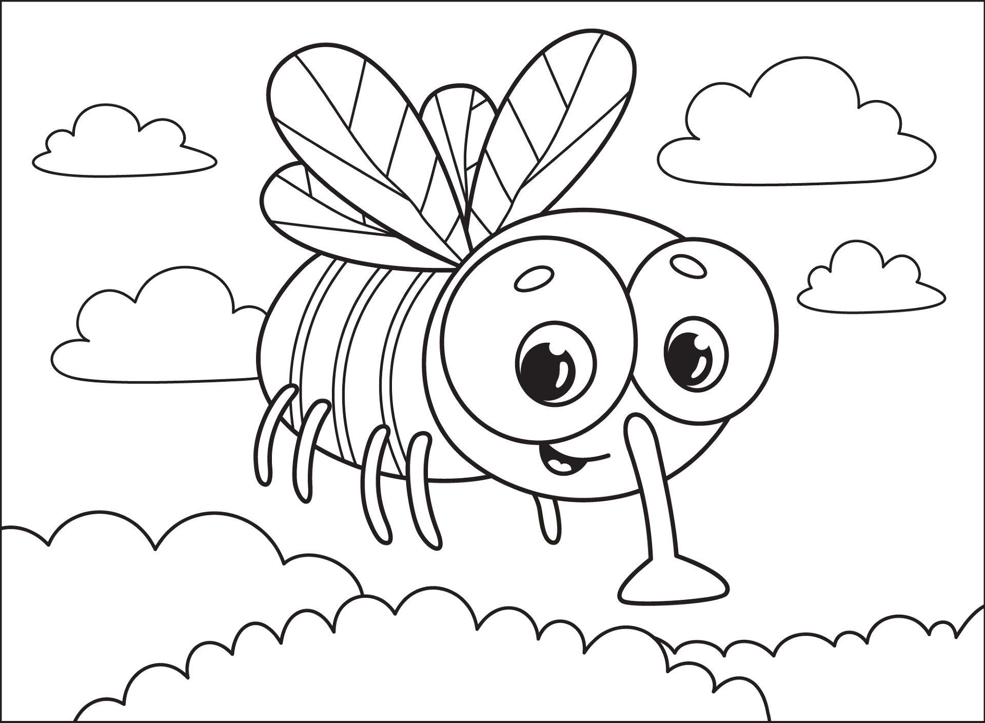 Desenho de Verão para colorir e imprimir: número 29