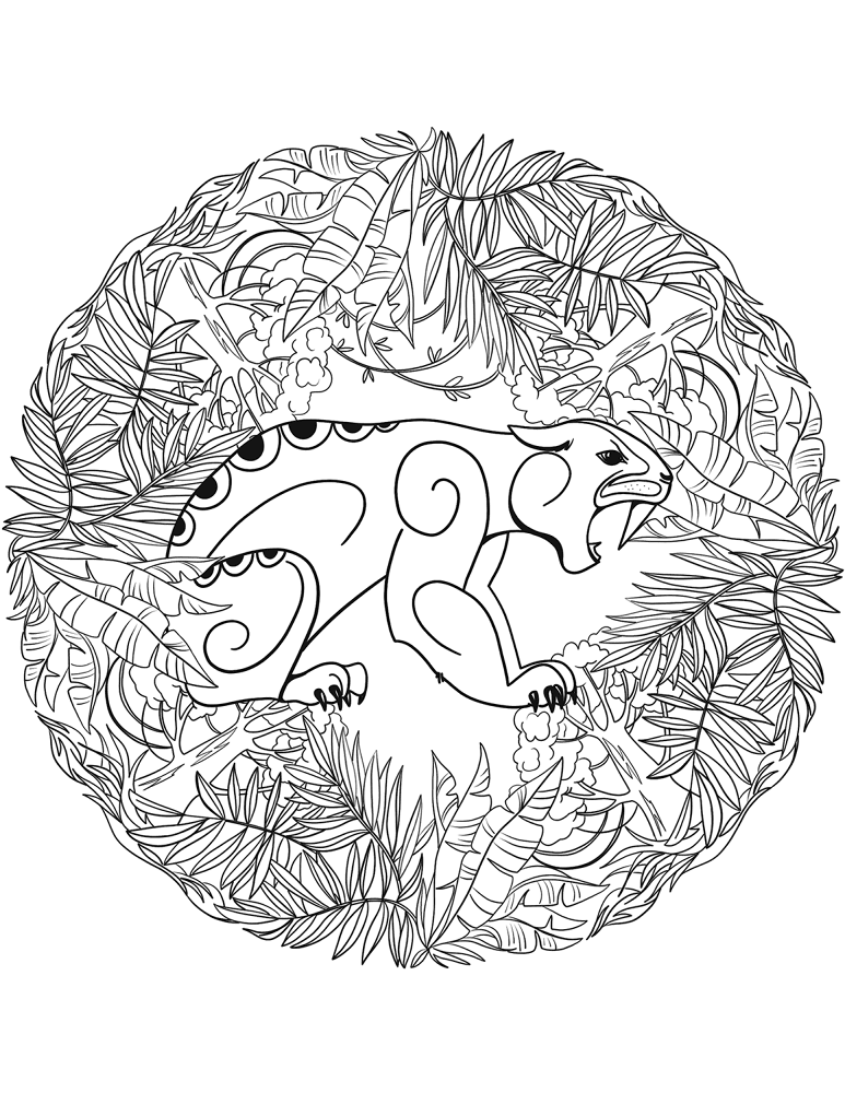 Desenho de Verão para colorir e imprimir: número 33