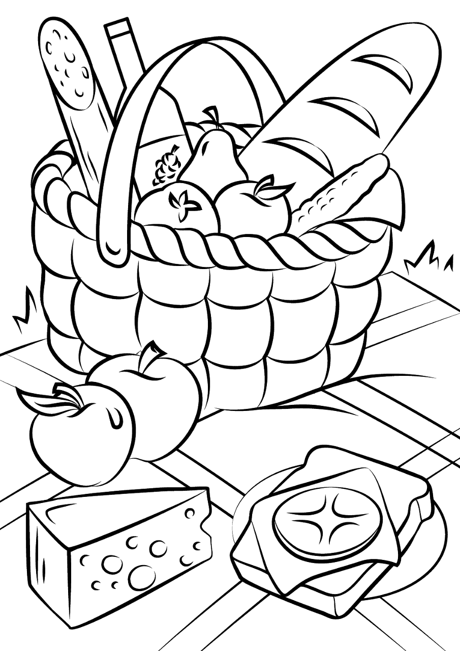 Desenho de Verão para colorir