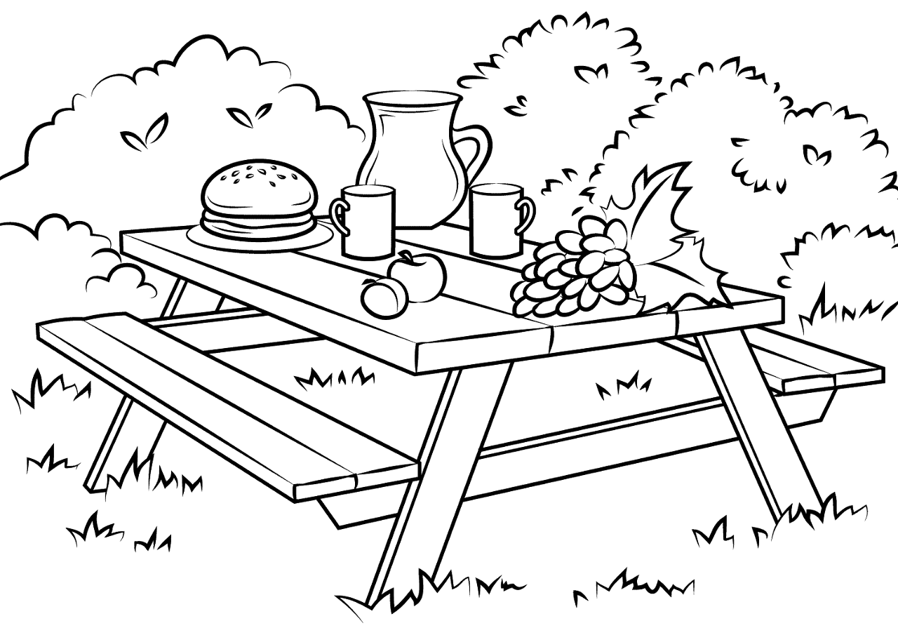 Desenho de Verão para colorir