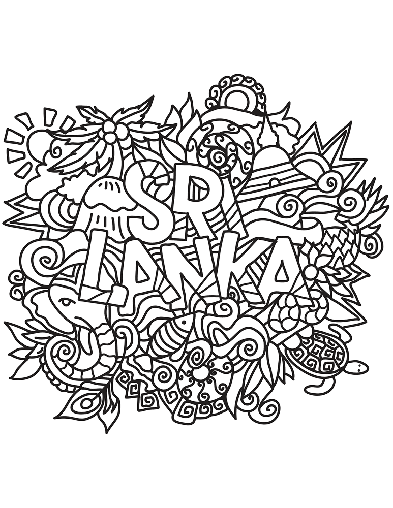 Desenho de Verão para colorir