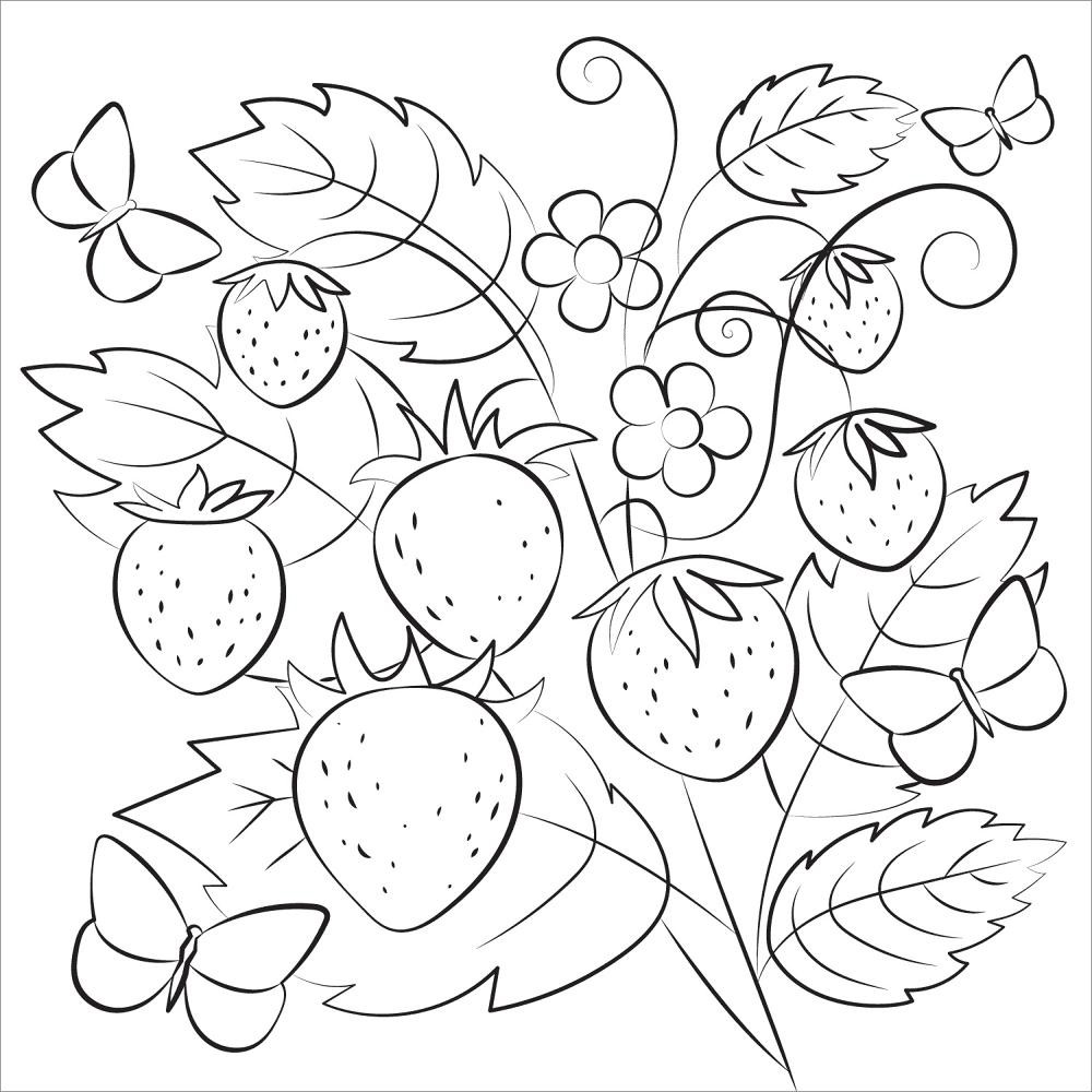 Desenho de Verão para colorir