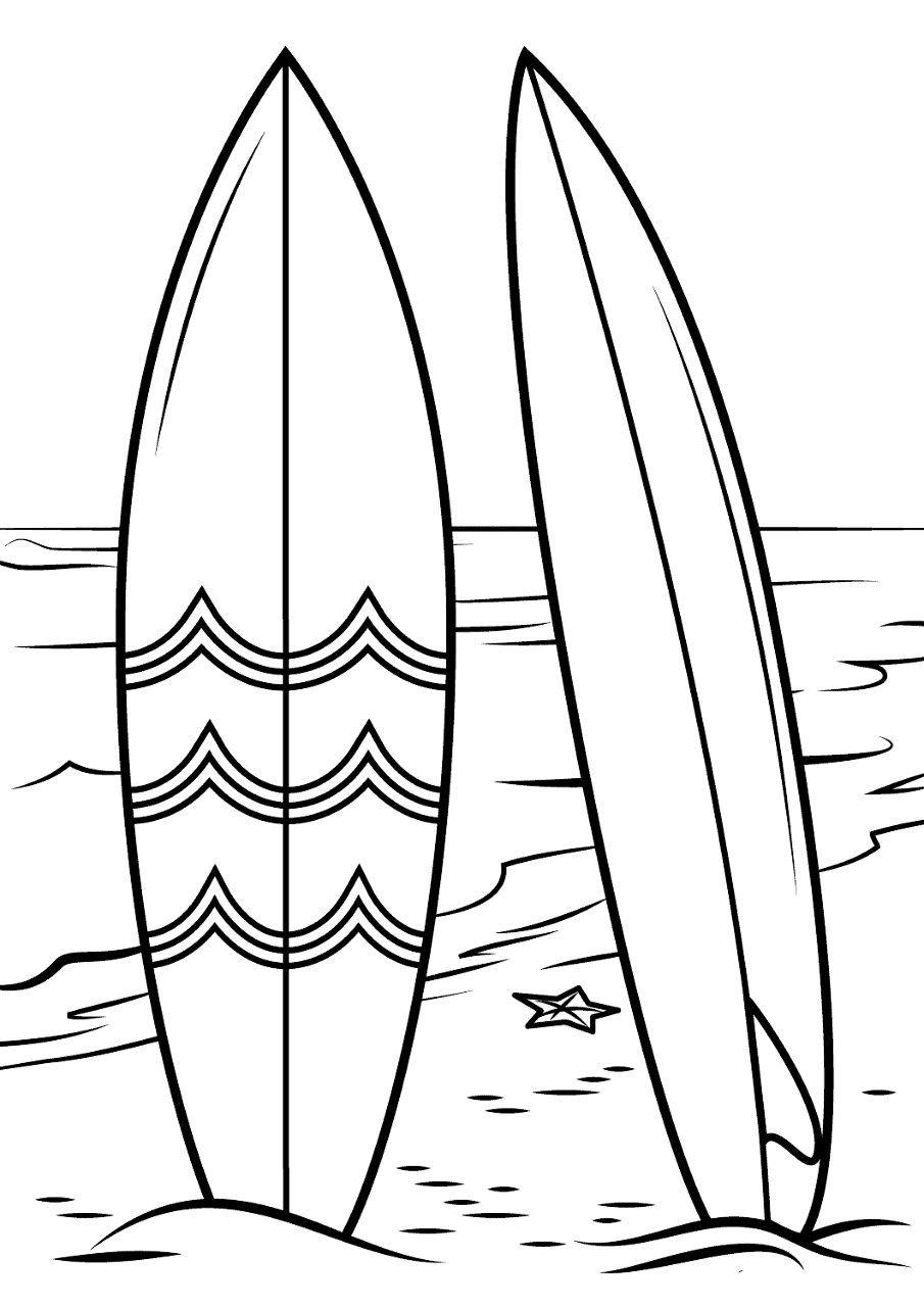 Desenho de Verão para colorir