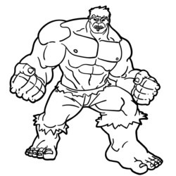 Desenho de Vingadores para colorir e imprimir: número 1