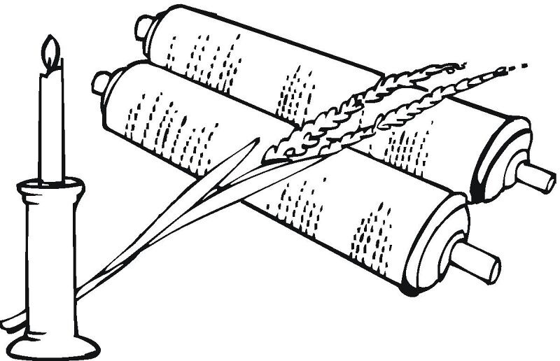 Desenho de Yom Hashoah para colorir e imprimir: número 3