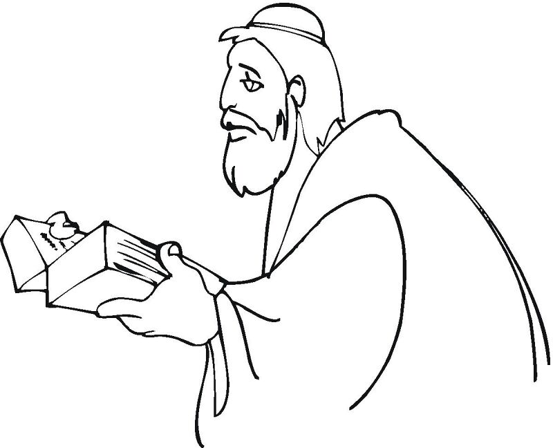 Desenho de Yom Hashoah para colorir e imprimir: número 4