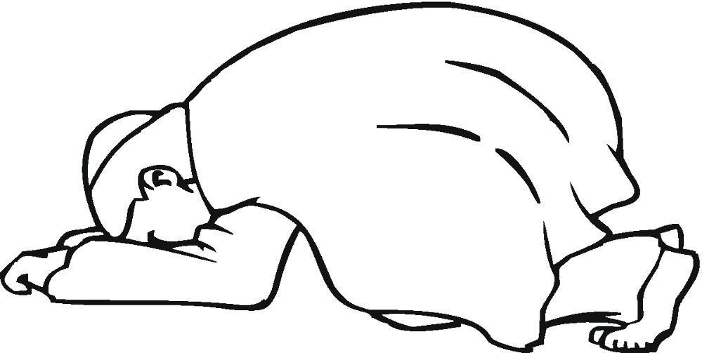 Desenho de Yom Kippur para colorir e imprimir: número 3