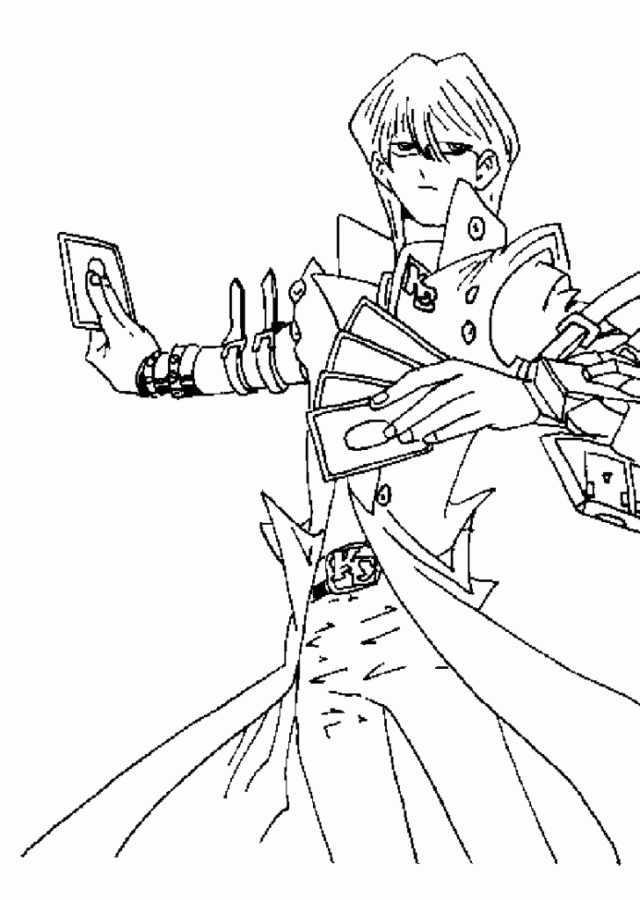 Desenho de Yu Gi Oh para colorir e imprimir: número 2